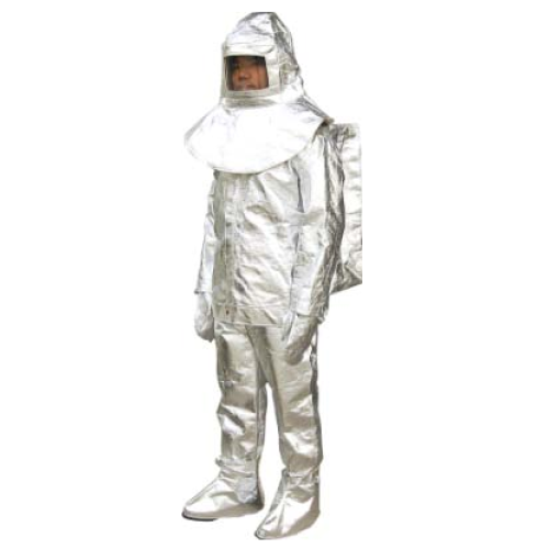 Bộ đồ chống cháy màu bạc